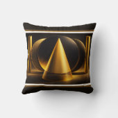 Geometrisch Abstracte Poster – Levendig Modern Des Kussen (Achterkant)