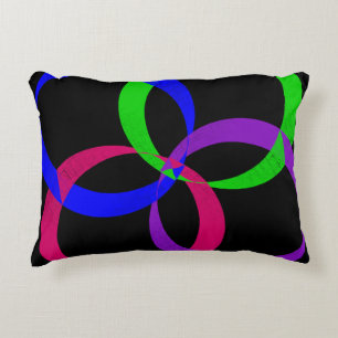 Geometrisch accentkussen voor multi-colour interch accent kussen