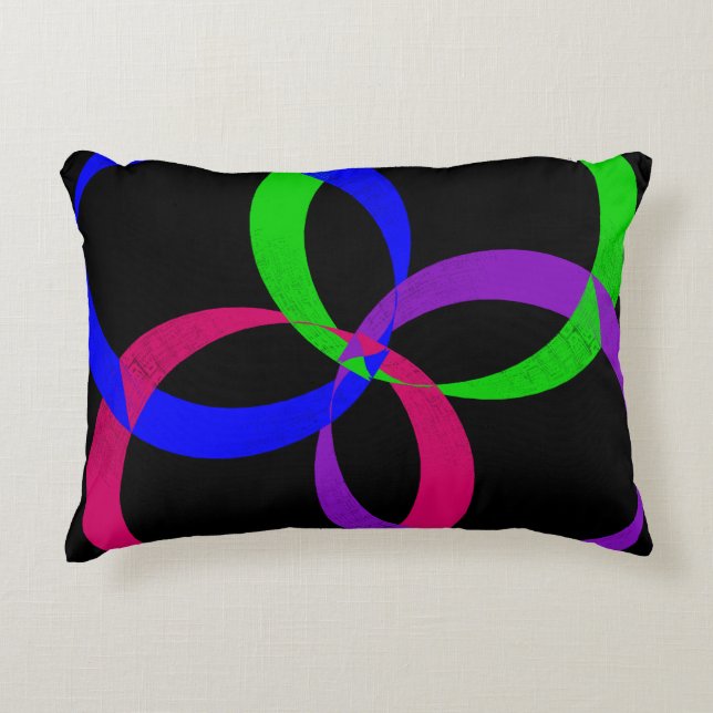 Geometrisch accentkussen voor multi-colour interch accent kussen (Voorkant)