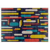 Geometrisch afgerond rechthoekpatroon snijplank (Voorkant)