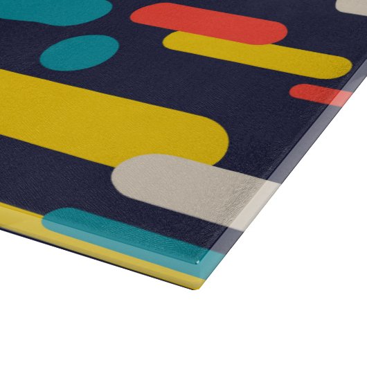 Geometrisch afgerond rechthoekpatroon snijplank (Hoek)