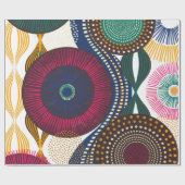 Geometrisch Afrikaans ontwerp Cadeaupapier (Vlak)