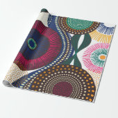 Geometrisch Afrikaans ontwerp Cadeaupapier (Uitgerold)
