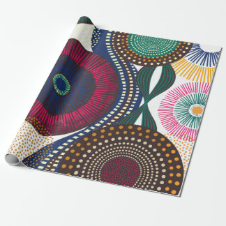 Geometrisch Afrikaans ontwerp Cadeaupapier