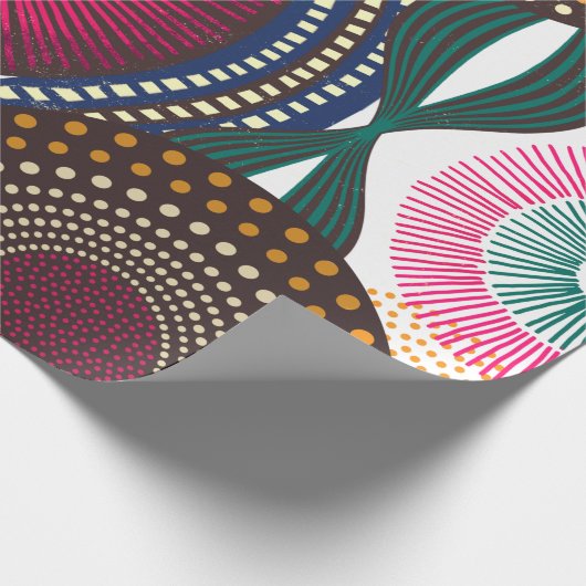 Geometrisch Afrikaans ontwerp Cadeaupapier (Hoek)