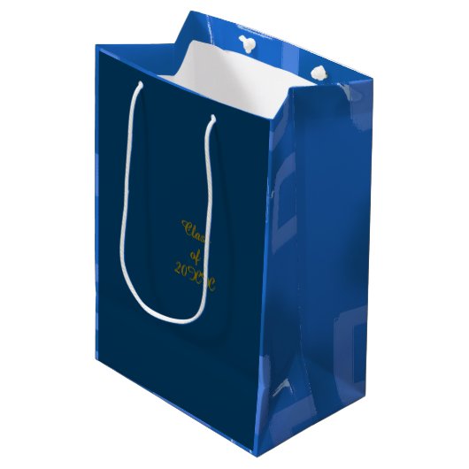 Geometrisch Afstuderen Medium Cadeauzakje (Voorkant Gekanteld)