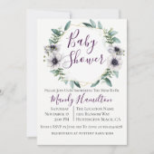 Geometrisch anemoon eucalyptus Baby shower Kaart (Voorkant)