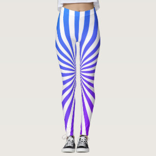 Geometrisch astraal naadloos patroonontwerp leggings