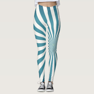 Geometrisch astraal naadloos patroonontwerp leggings