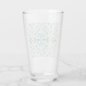 Geometrisch Aztec-patroon Glas (Achterkant)