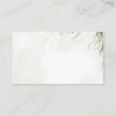 Geometrisch Baby shower Diaper Raffle-kaart invoeg Informatiekaartje (Achterkant)