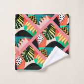 geometrisch bad handdoek (Wasdoekje)