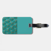 geometrisch bagagelabel (Achterkant horizontaal)