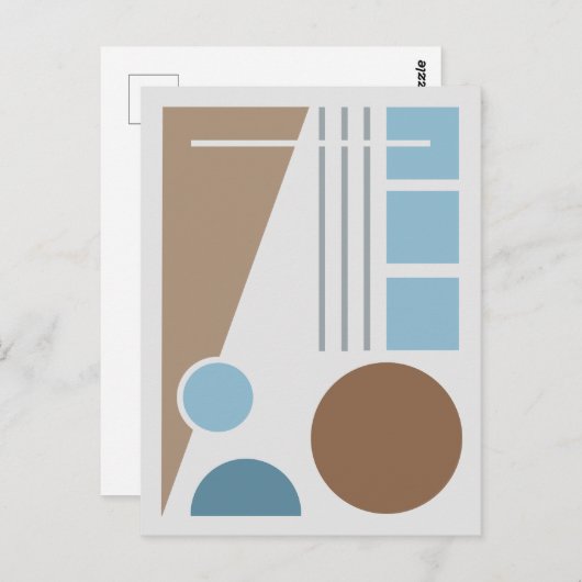 Geometrisch Balans Abstract Ontwerp Briefkaart (Voorkant / Achterkant)