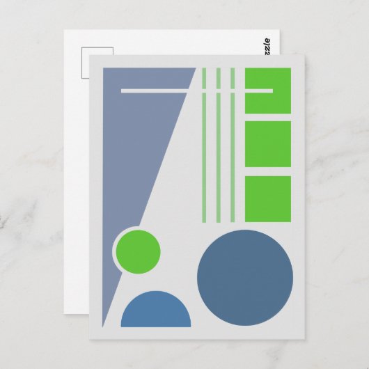 Geometrisch Balans Abstract Ontwerp Briefkaart (Voorkant / Achterkant)