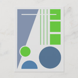 Geometrisch Balans Abstract Ontwerp Briefkaart