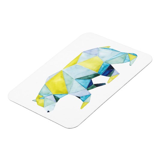 Geometrisch Beer Dier Magneet (Linkerzijde)