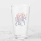 Geometrisch Beer Glas (Achterkant)