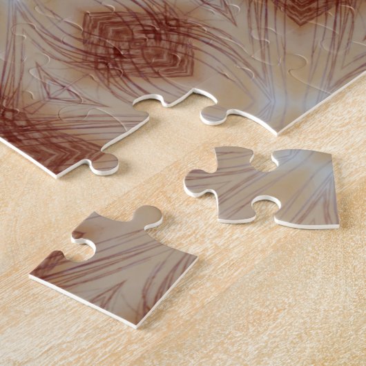 Geometrisch bewegingspatroon legpuzzel (Zijkant)