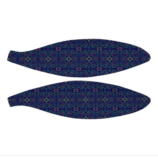 Geometrisch blauw basketbal (Panelen)