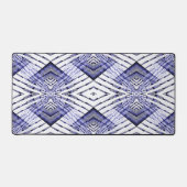 Geometrisch blauw..... bureaumat (Voorkant)