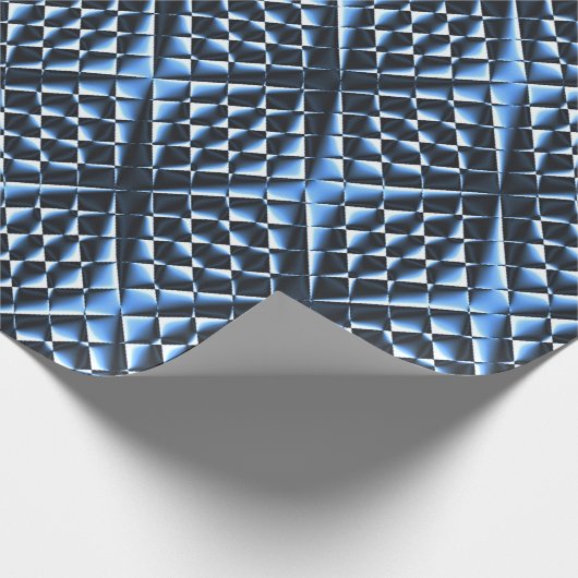 Geometrisch Blauw.... Cadeaupapier (Hoek)