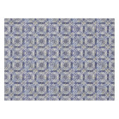 Geometrisch Blauw-heuppatroon Tafelkleed (Voorkant (Horizontaal))