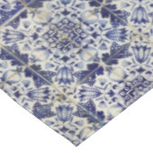 Geometrisch Blauw-heuppatroon Tafelkleed (Gekanteld)