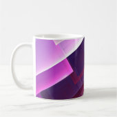 Geometrisch blauw koffiemok (Links)