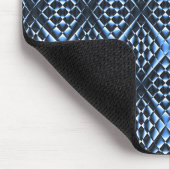 Geometrisch Blauw.... Muismat (Hoek)