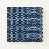Geometrisch Blauw.... Notitieboek (Achterkant)
