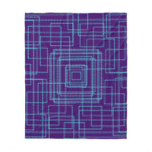 Geometrisch blauw patroon