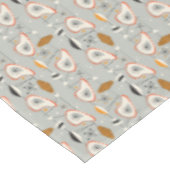 Geometrisch Blauwgroen en blauw patroon Tafelkleed (Gekanteld)