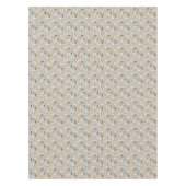 Geometrisch Blauwgroen en blauw patroon Tafelkleed (Voorkant)