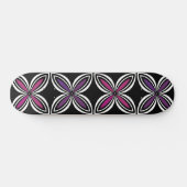 Geometrisch bloem Skateboard (Horizontaal)