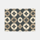 Geometrisch Bloemenpatroon - Dekens, Home Decor Fleece Deken (Voorkant (Horizontaal))