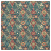 Geometrisch Boho Mandala Driehoekig Ontwerp Patroo Stof (Swatch)