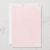 Geometrisch Bourgogne Blush Bloemen Vrijgezellenfe Kaart (Achterkant)