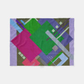 Geometrisch Brahaus Fleece Deken (Voorkant (Horizontaal))