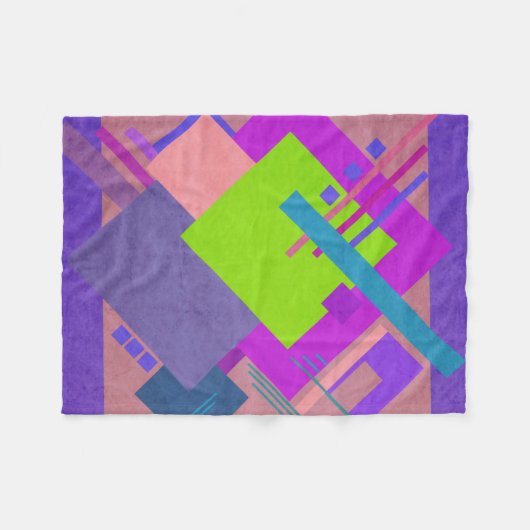 Geometrisch Brahaus Fleece Deken (Voorkant (Horizontaal))