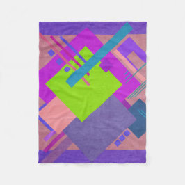 Geometrisch Brahaus Fleece Deken