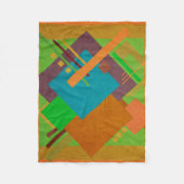 Geometrisch Brahaus Fleece Deken (Voorkant)
