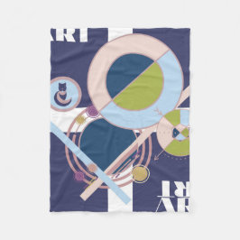 Geometrisch Brahaus Fleece Deken