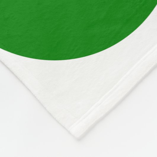 Geometrisch Brahaus met typografie Fleece Deken (Hoek)