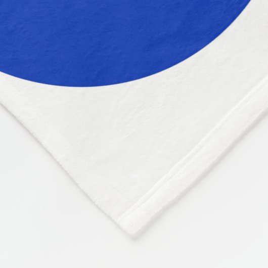 Geometrisch Brahaus met typografie Fleece Deken (Hoek)