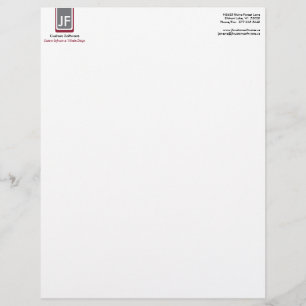 Geometrisch Briefhoofd Ontwerp