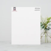 Geometrisch Briefhoofd Ontwerp (Staand voorkant)