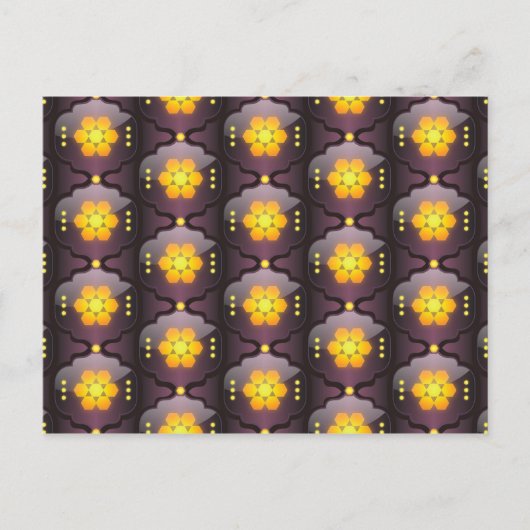 Geometrisch briefkaart in Marokkaanse stijl (Voorkant)