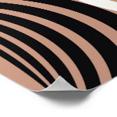 Geometrisch bruin cirkels naadloos ontwerp poster (Hoek)