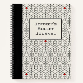  geometrisch bullet journal notitieboek
